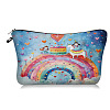 Rainbow Pattern Polyester Makeup Storage Bag PW-WG0B9D8-04-1