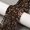 Natural Tiger Eye Bead Strands G-L629-B02-2mm-1