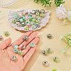 40Pcs 4 Colors Resin European Beads RPDL-TA0001-15-7