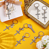 20Pcs Alloy Enamel Keychains KEYC-SC00057-4