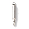 Non-Tarnish 304 Stainless Steel Openable Pendants STAS-Z075-02P-1