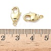 Brass Swivel Lobster Claw Clasps KK-K238-39G-M-3