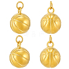 4Pcs Sports 304 Stainless Steel Pendants STAS-PH0007-33A-1
