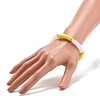 Acrylic Tube Beaded Stretch Bracelets BJEW-JB07778-01-3