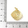 Brass Micro Pave Clear Cubic Zirconia Pendants KK-U046-01P-3