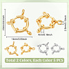 304 Stainless Steel Spring Ring Clasps STAS-UN0010-66-3