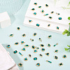 48Pcs 12 Styles Alloy Rhinestone Cabochons MRMJ-TA0001-45A-6