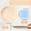 1Pc Flat Round Shape Marble Desktop Storage Tray AJEW-BBC0002-56-2