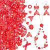 182Pcs 100G Transparent Acrylic Beads OACR-TA0003-66D-4
