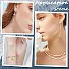12Pcs 4 Style Brass Micro Pave Cubic Zirconia Pendants KK-BBC0019-51-4
