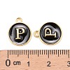 Golden Plated Alloy Charms ENAM-S118-02P-3