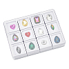 Rectangle Plastic Organizer Lid Boxes CON-WH0085-135A-1