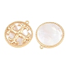 Brass & Natural Shell Pendants SH-CBA7BFE-02B-G-2