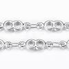 Tarnish Resistant 304 Stainless Steel Infinity Link Chains CHS-H009-19P-1