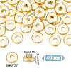 40Pcs Brass Spacer Beads KK-LP0001-13-2