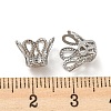 Non-Tarnish 316 Surgical Stainless Steel Bead Caps X-STAS-Q310-09A-P-3