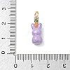 Brass Enamel Pendants KK-CBAE20A-01D-G-3