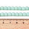 Opaque Solid Color Glass Beads Strands X-GLAA-T032-P6mm-21-2