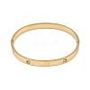 201 Stainless Steel with Rhinestone Bangles for Women X-BJEW-B138-04G-4