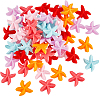 72Pcs 6 Colors Opaque Resin Decoden Cabochons RESI-HS0001-06-1