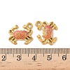 304 Stainless Steel Enamel Pendants STAS-I351-22G-04-3