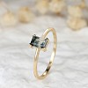Brass and Moss Agate Finger Rings for Women FS-WGD1EDF-03-2