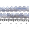Natural Blue Lace Agate Beads Strands G-F222-30-6mm-01-5
