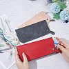 AHADEMAKER 3pcs 3 colors PU Imitation Leather Slip-in Glasses Case AJEW-GA0005-24-4