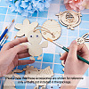 Wooden Cutouts Ornaments WOOD-TA0002-39-7