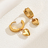 Elegant Heart-shaped Earrings in Classic Fashion for Women TZ6208-1