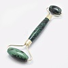 Natural Ruby in Zoisite Brass Face Massager MRMJ-G008-03G-1