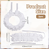 2Pcs Cotton Faux Collar AJEW-HY0003-25-2