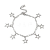 304 Stainless Steel Charms Bracelets BJEW-JB12840-1