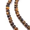 Natural Tiger Eye Beads Strands X-G-G099-3mm-4-6