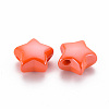 Opaque Acrylic Beads LS-MACR-S372-02B-84-2