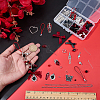DIY Cherry Polyester Mobile Strap Making Kits DIY-SC0033-68-4