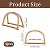 Rattan D Ring Bag Handles FIND-WH20009-86-2