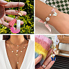 20Pcs 4 Colors Acrylic Charms MACR-TA0002-55A-6