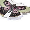 50Pcs Moth PVC Self Adhesive Cartoon Stickers X-STIC-B001-19-5