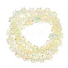 Electroplate Glass Beads Strands EGLA-P069-02A-AB04-2