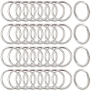 40Pcs 304 Stainless Steel Split Key Rings STAS-CY0001-01B-P-7