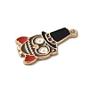 Thanksgiving Day Golden Tone Alloy Enamel Pendants ENAM-M002-01J-G-2