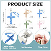 4Pcs Cotton Pendant Decorations HJEW-TA00403-4
