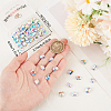 56Pcs 4 Styles Glass Rhinestone Cabochons RGLA-BBC0001-02-3