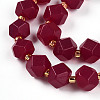 Natural Ruby Beads Strands G-T140-10-4