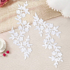 4Pcs Polyester Computerized Embroidery Cloth Iron on/Sew on Patches PATC-CY0001-80C-4