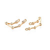 Brass Connector Charms KK-N232-329A-2