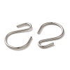 304 Stainless Steel S-Hook Clasp STAS-C085-03H-P-2