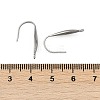 304 Stainless Steel Ear Wire Accessory X-STAS-Q336-12B-P-3