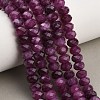 Faceted Dyed Natural White Jade Beads Strands GG-CBAE966-01A-K-1